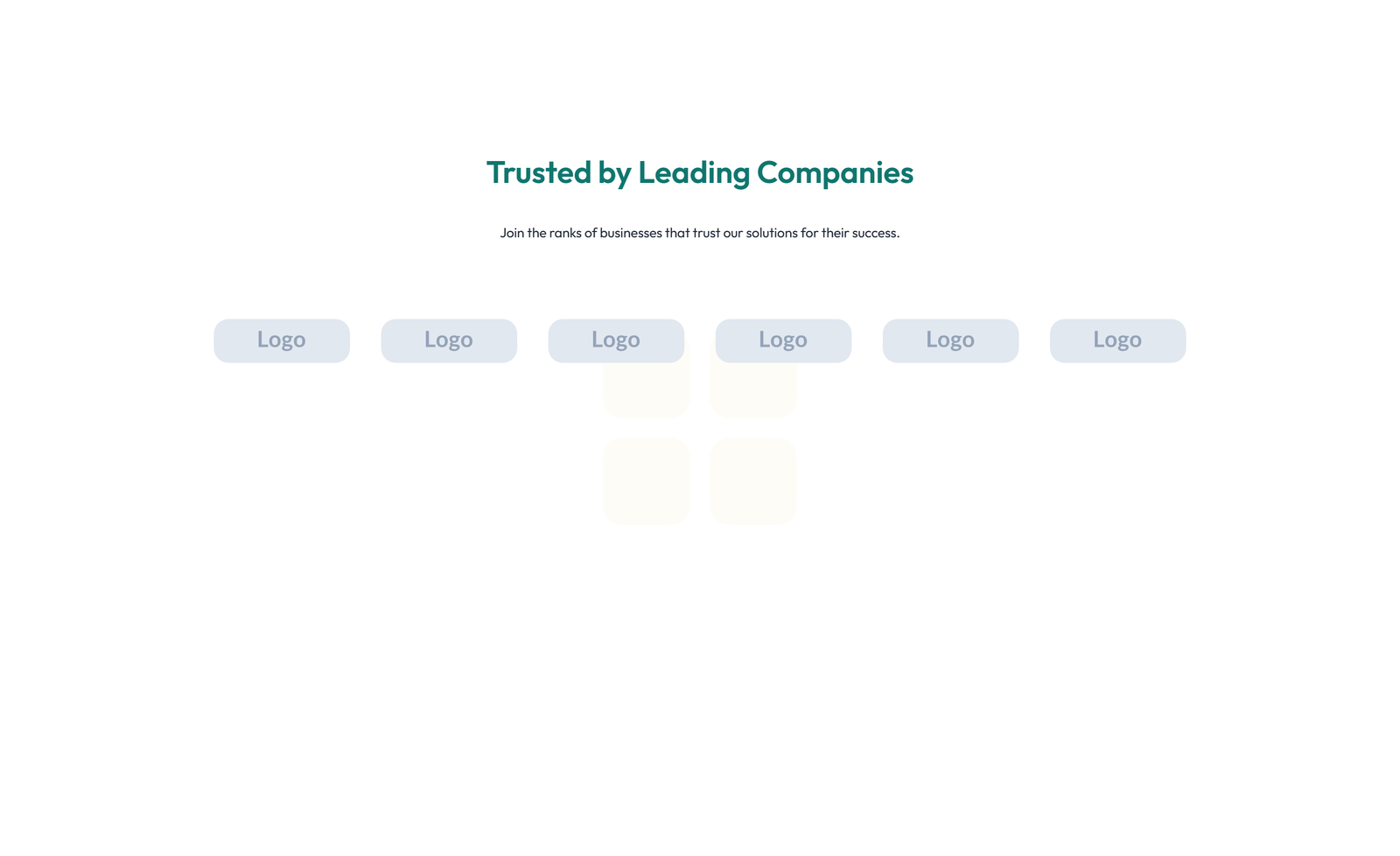 Screenshot of Logo Showcase Layout Style 4 5 - Elementor Logo / Trust Bars component