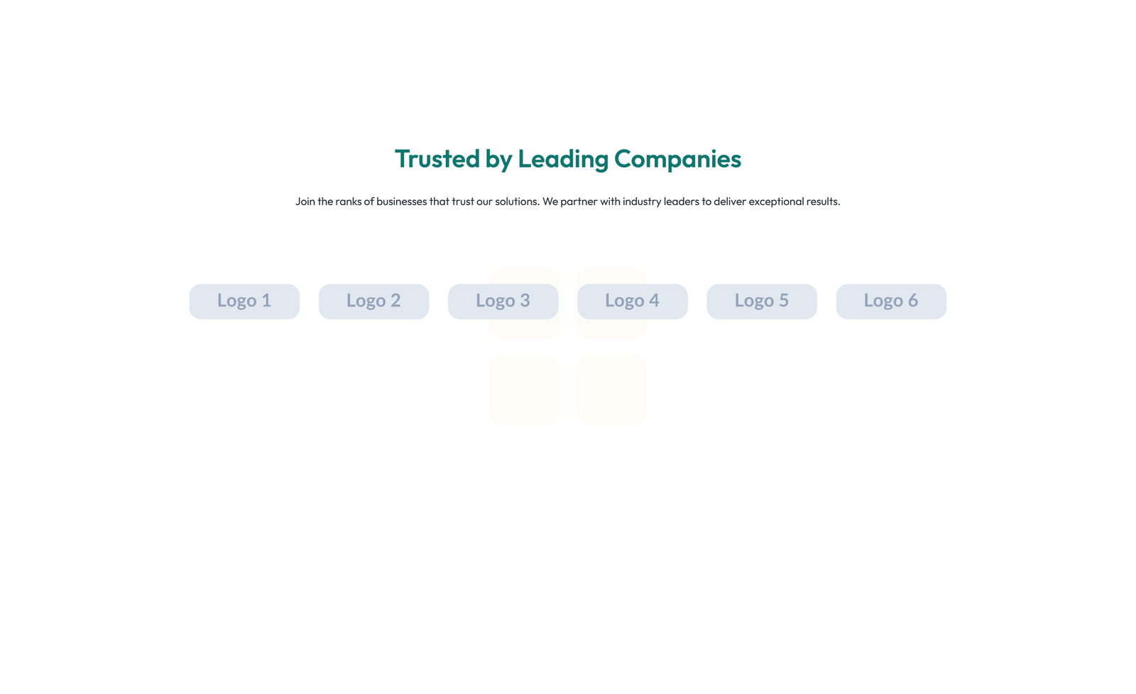 Screenshot of Logo Showcase Layout Style 1 6 - Elementor Logo / Trust Bars component