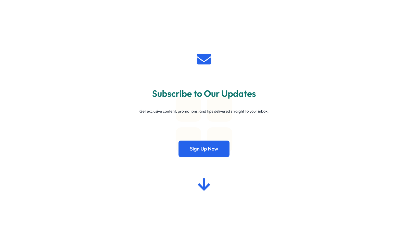 Screenshot of Newsletter Layout Style 5 - Elementor Newsletter / Signup component
