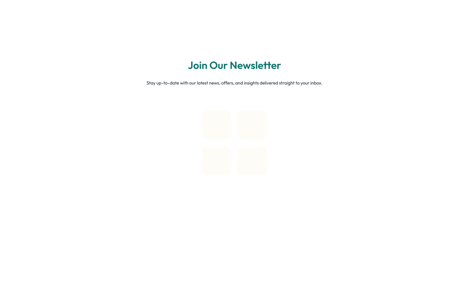 Screenshot of Newsletter Layout Style 1 2 - Elementor Newsletter / Signup component