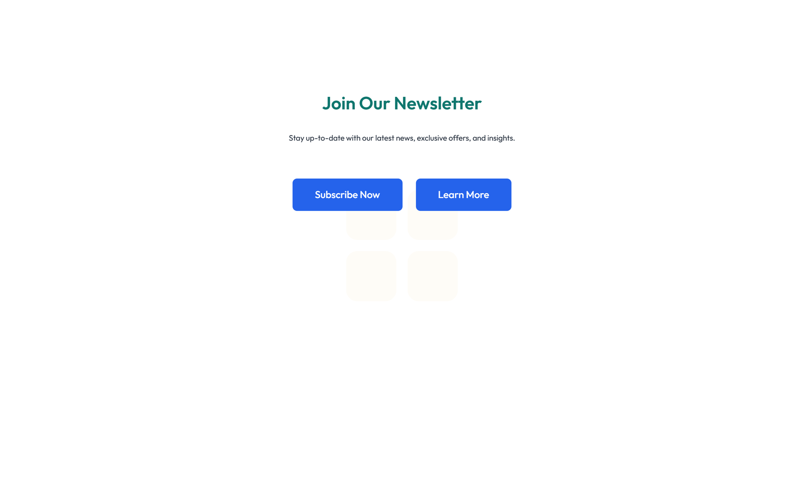 Screenshot of Newsletter Layout Style 4 2 - Elementor Newsletter / Signup component