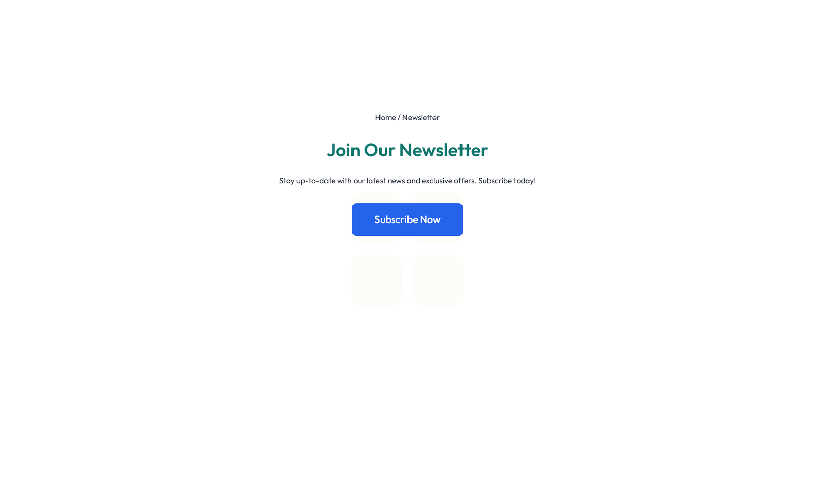 Screenshot of Newsletter Layout Style 2 4 - Elementor Newsletter / Signup component