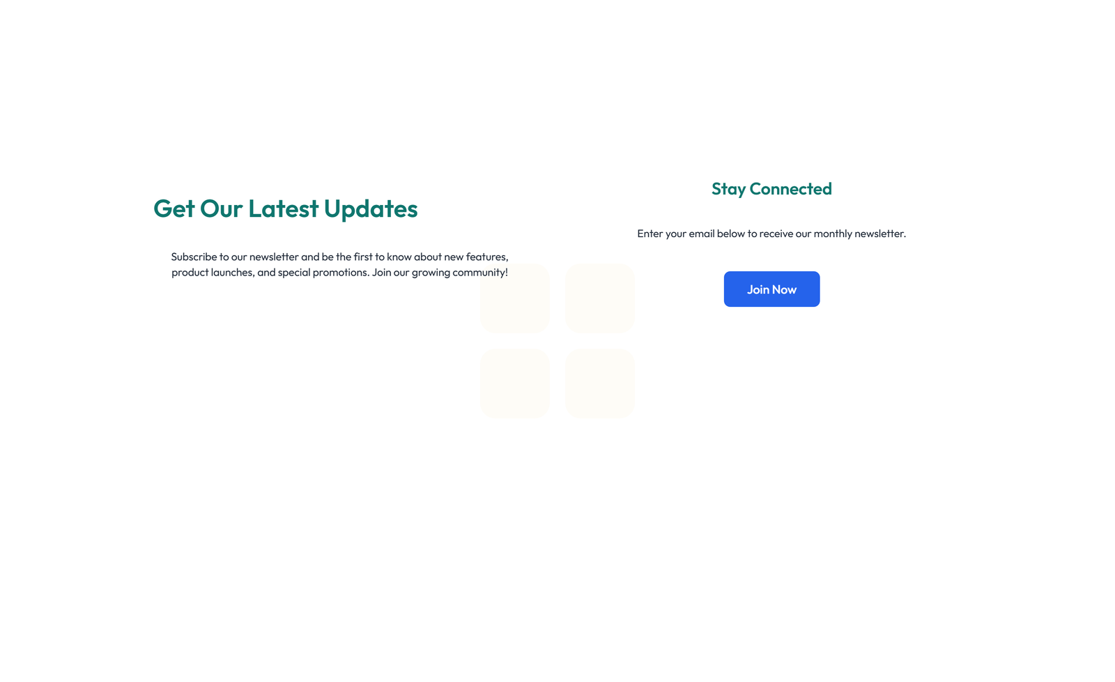 Screenshot of Newsletter Layout Style 6 4 - Elementor Newsletter / Signup component