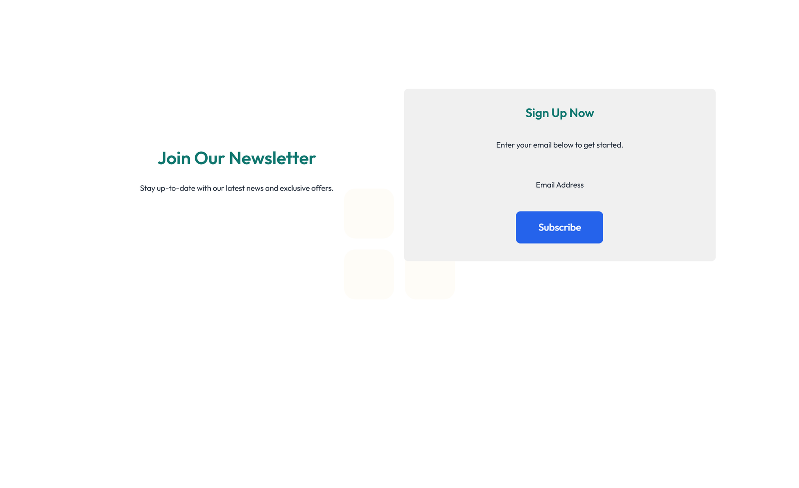 Newsletter Layout Style 1 8 - Elementor component