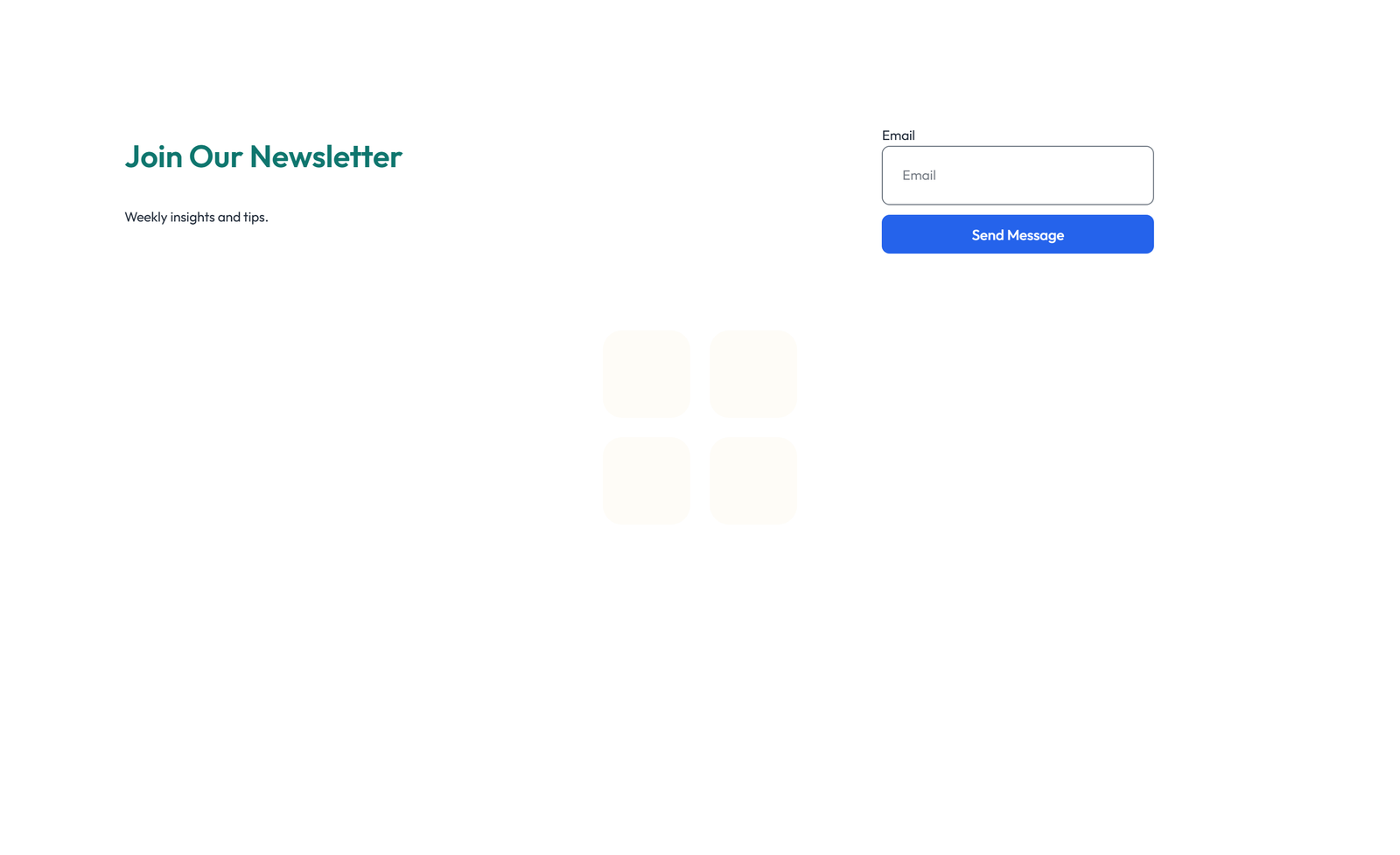 Screenshot of Newsletter Layout Style 5 36 - Elementor Newsletter / Signup component