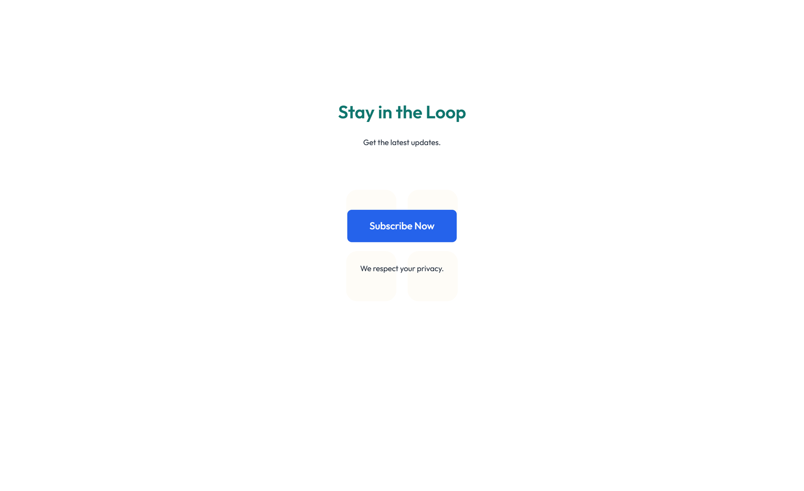 Screenshot of Newsletter Layout Style 1 45 - Elementor Newsletter / Signup component