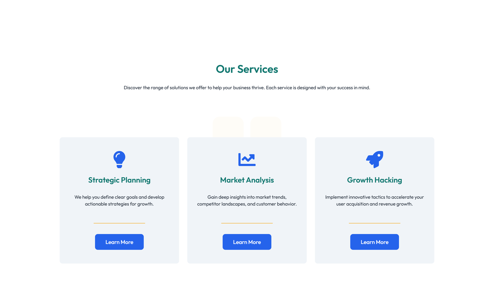 Service Layout Style 3 - Elementor component