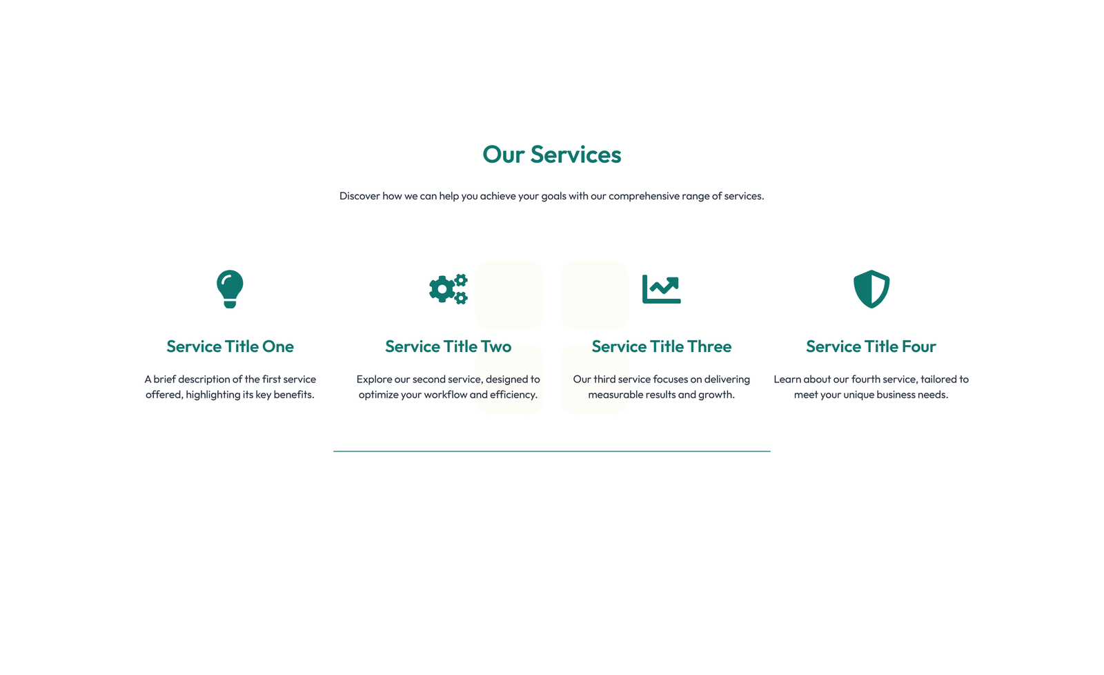 Screenshot of Service Layout Style 2 7 - Elementor Services Sections component