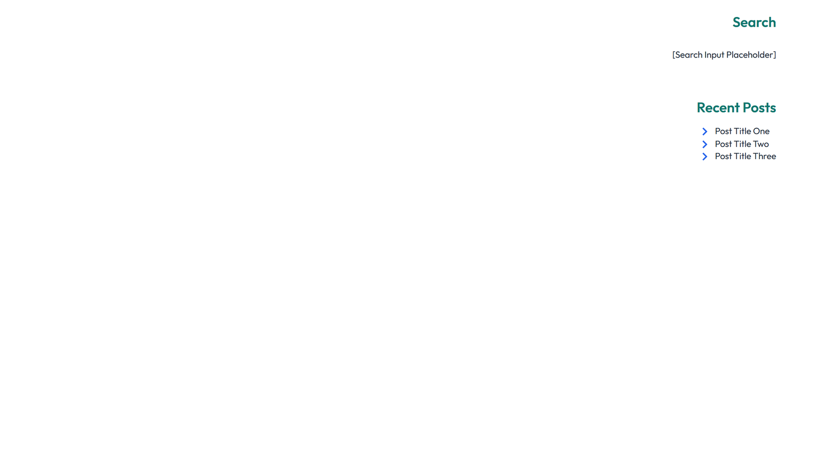 Screenshot of Sidebar Layout Style 5 3 - Elementor Sidebars component