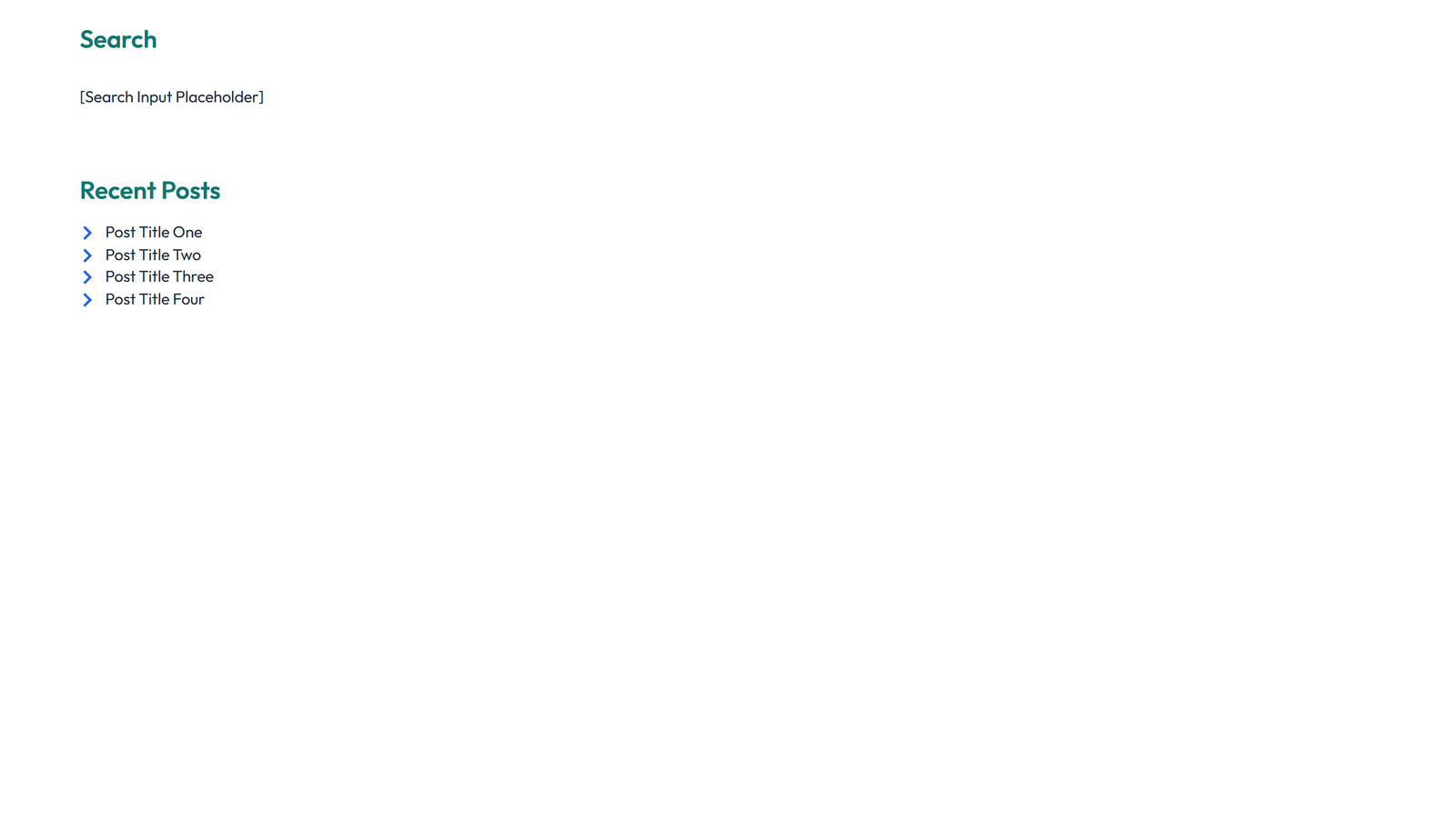 Screenshot of Sidebar Layout Style 6 3 - Elementor Sidebars component