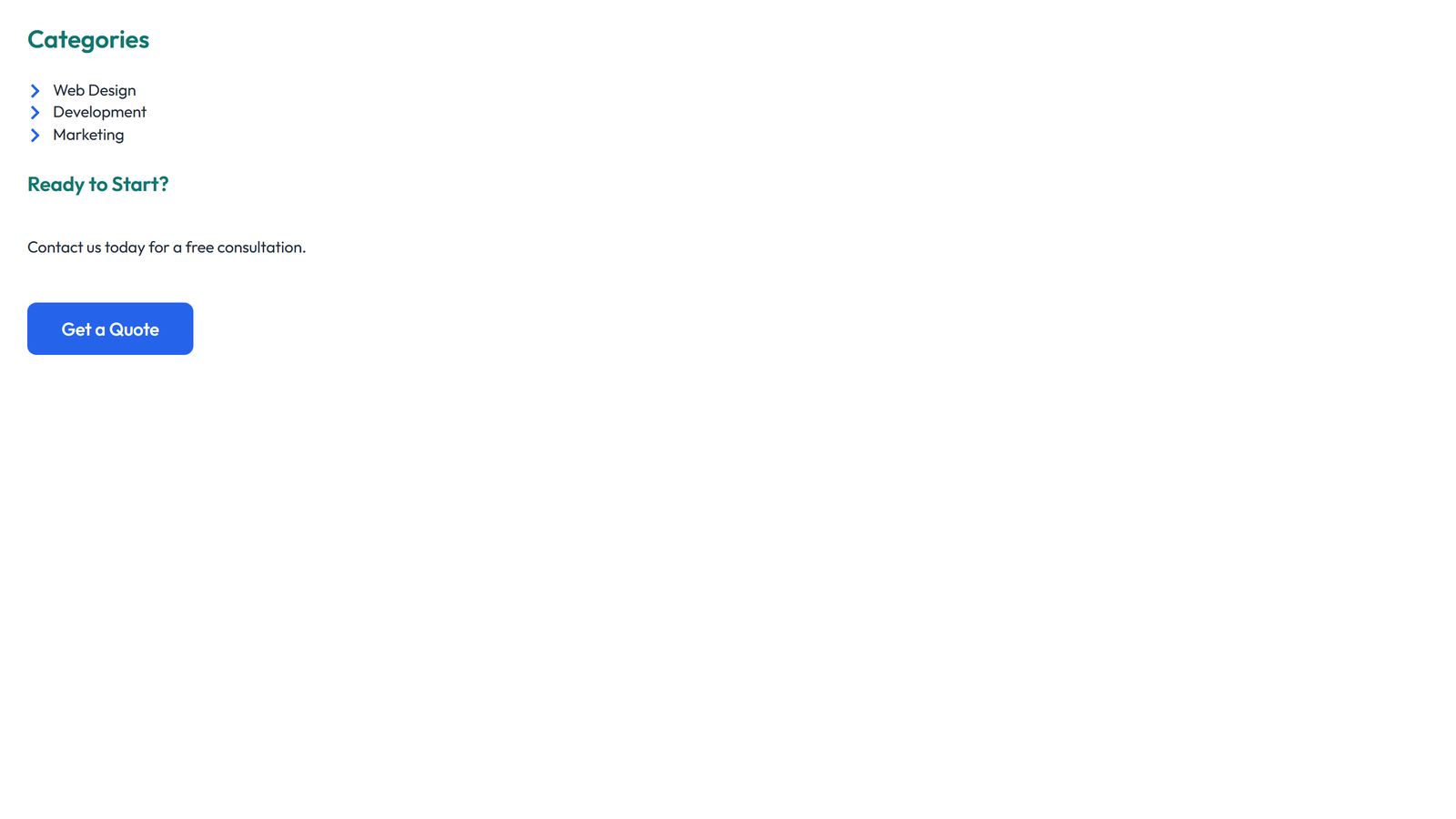 Screenshot of Sidebar Layout Style 5 4 - Elementor Sidebars component