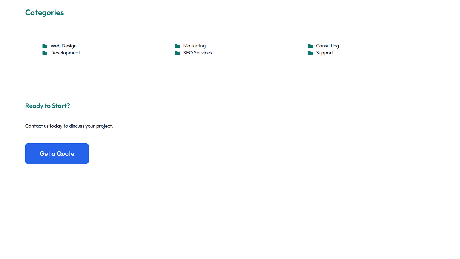 Screenshot of Sidebar Layout Style 1 6 - Elementor Sidebars component