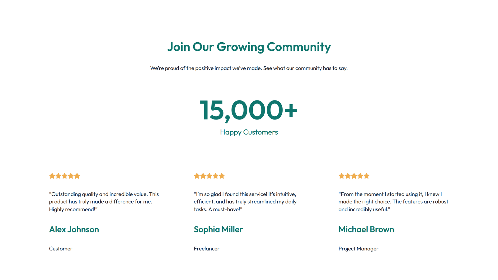 Social Proof Layout Style 1 3 - Elementor component