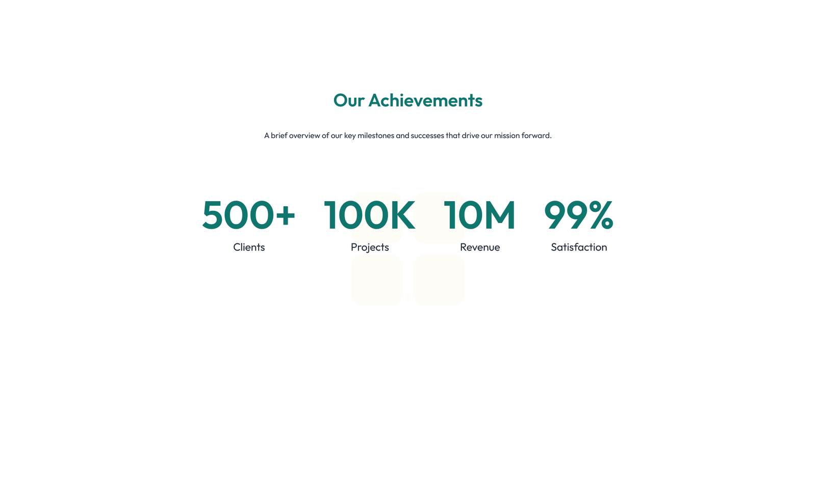 Screenshot of Stats Layout Style 3 4 - Elementor Stats / Counters component