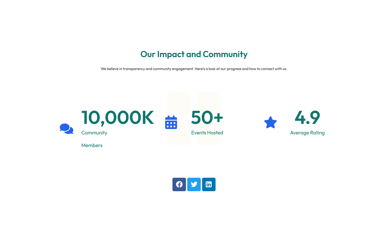 Screenshot of Stats Layout Style 4 6 - Elementor Stats / Counters component