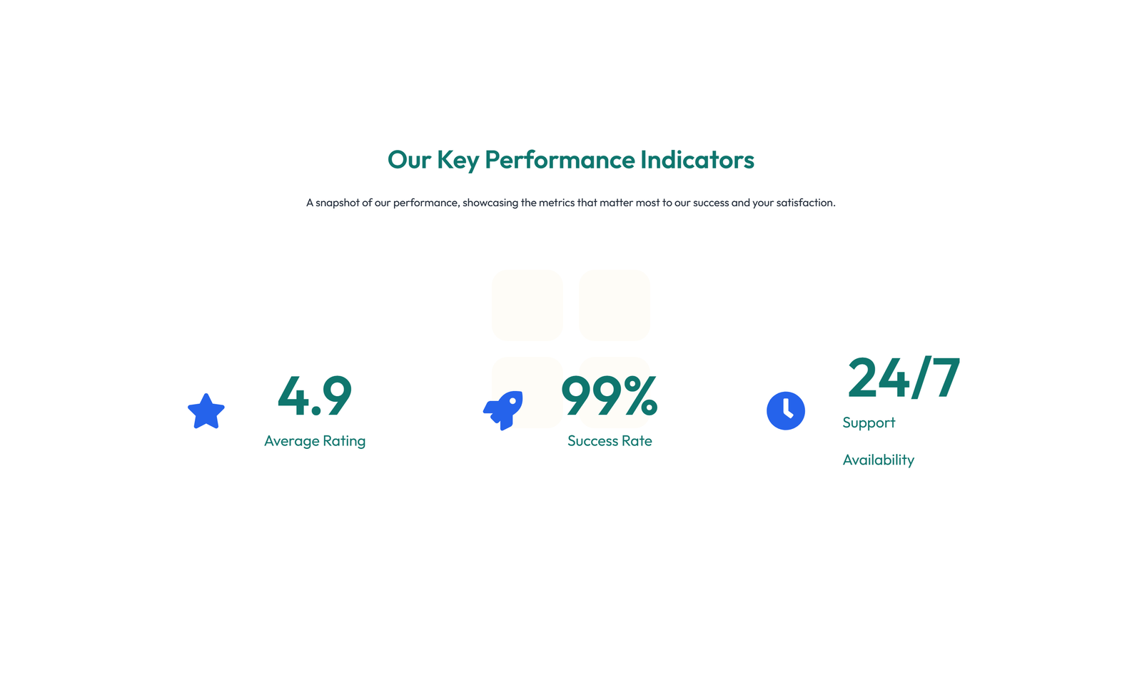 Screenshot of Stats Layout Style 1 7 - Elementor Stats / Counters component