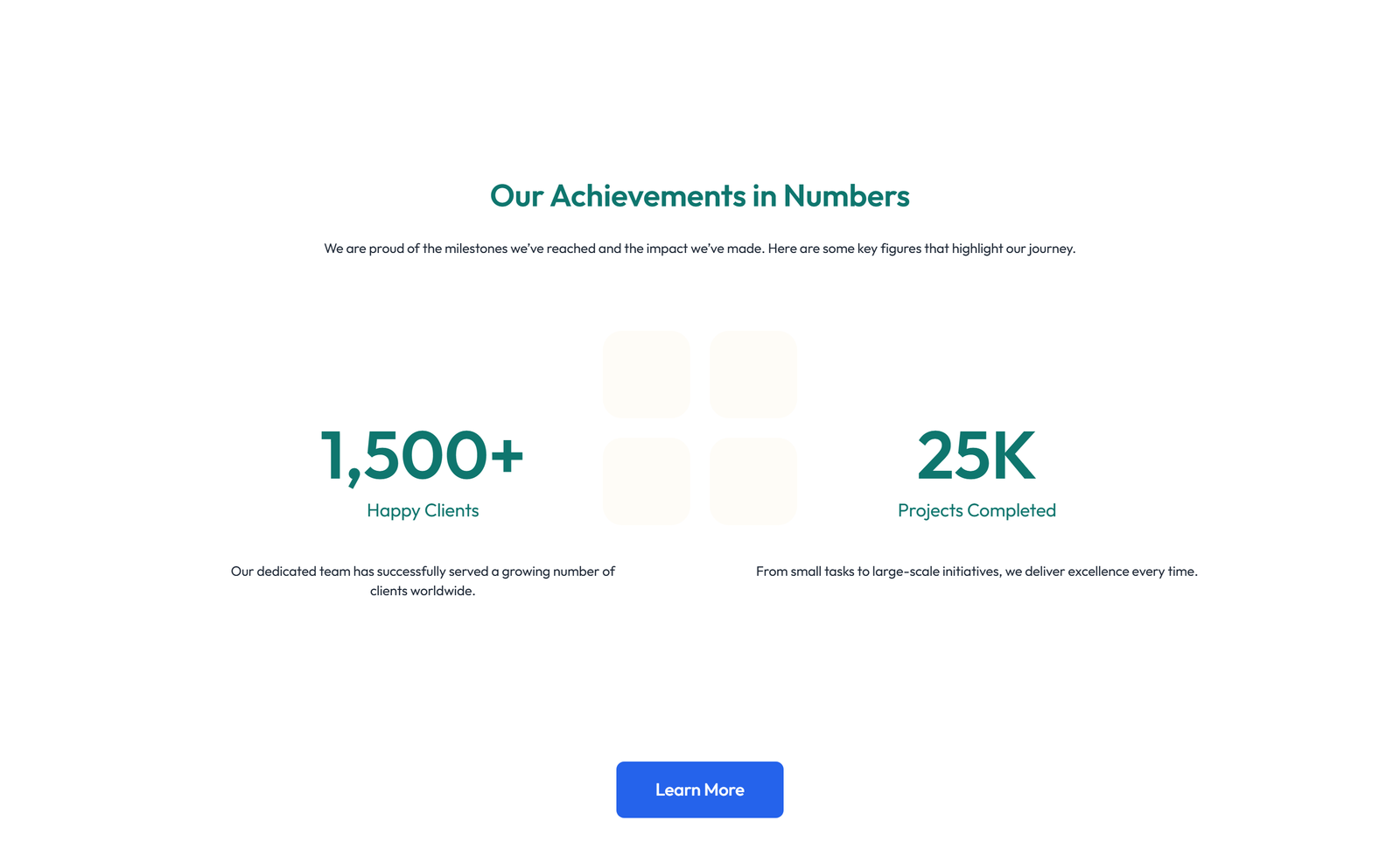 Screenshot of Stats Layout Style 4 8 - Elementor Stats / Counters component