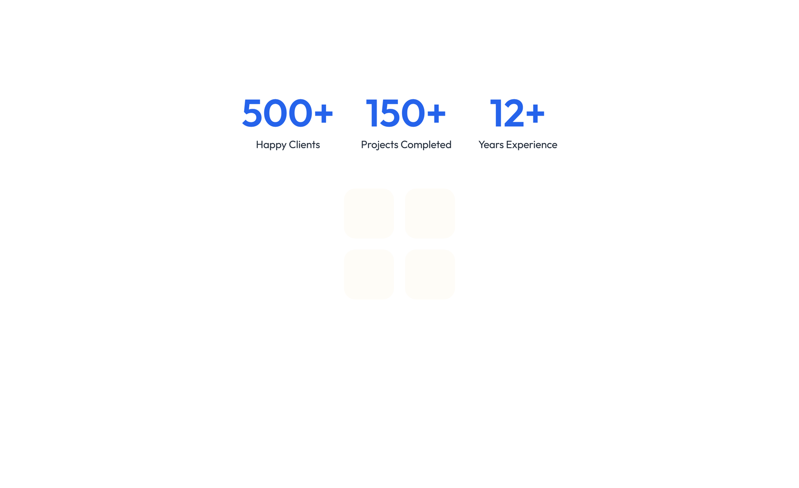 Screenshot of Stats Layout Style 1 11 - Elementor Stats / Counters component