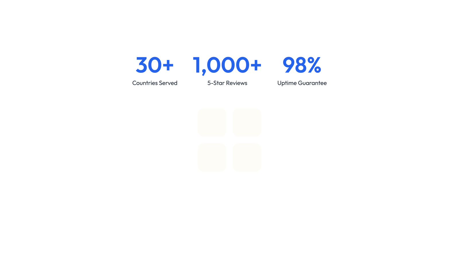 Screenshot of Stats Layout Style 1 20 - Elementor Stats / Counters component