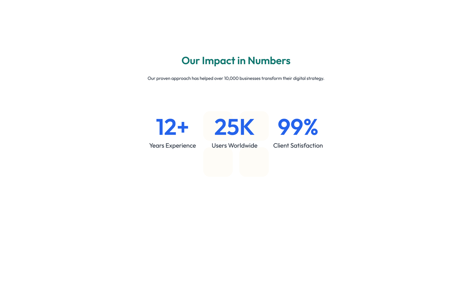 Screenshot of Stats Layout Style 3 31 - Elementor Stats / Counters component