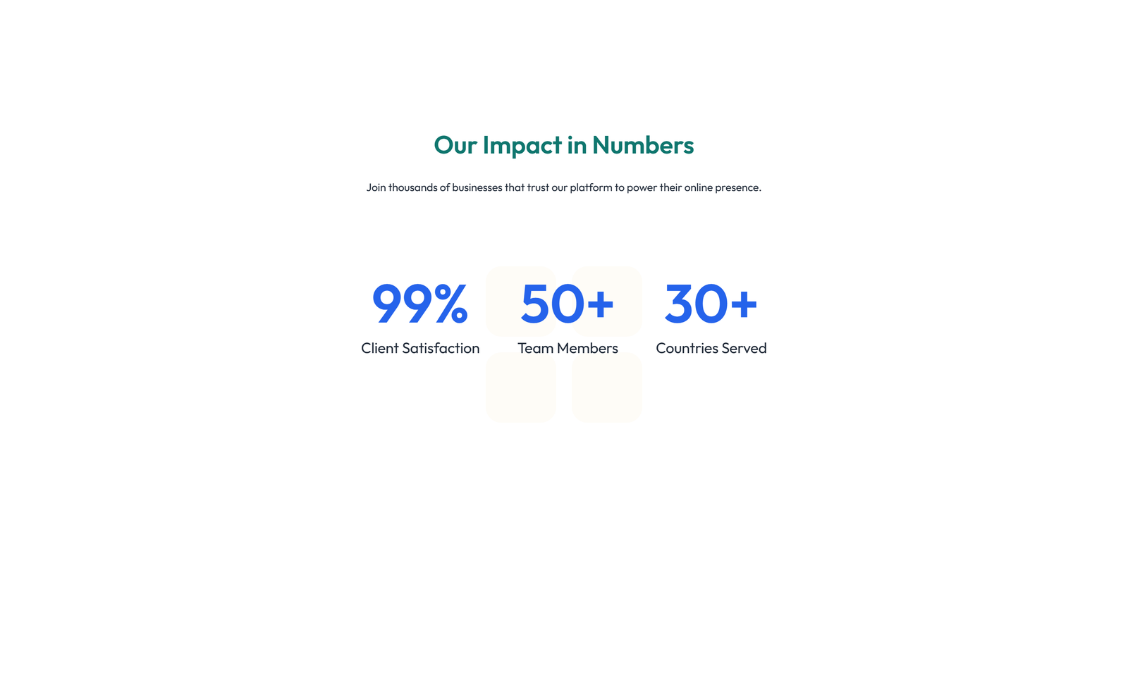 Screenshot of Stats Layout Style 5 41 - Elementor Stats / Counters component