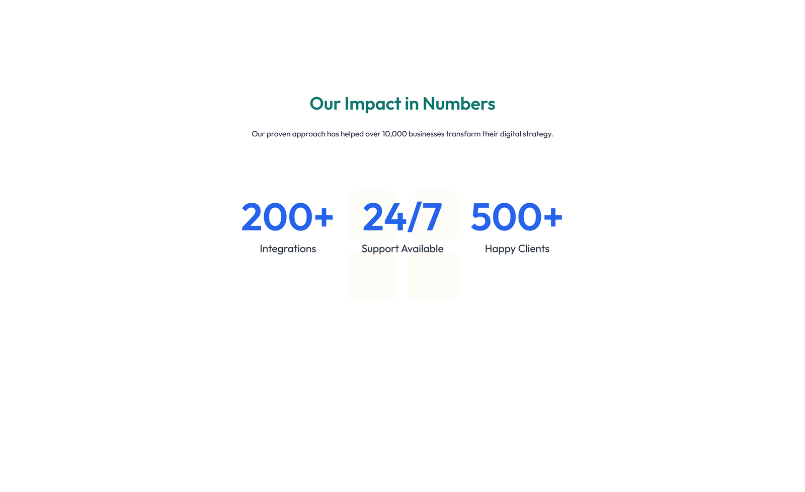 Screenshot of Stats Layout Style 5 44 - Elementor Stats / Counters component