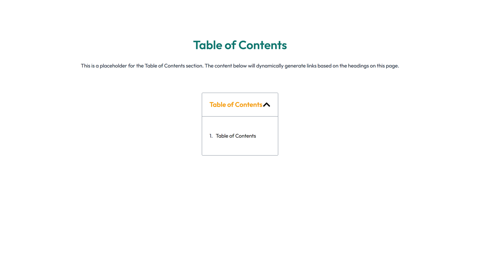 Screenshot of Table of Contents Layout Style 5 4 - Elementor Table of Contents component