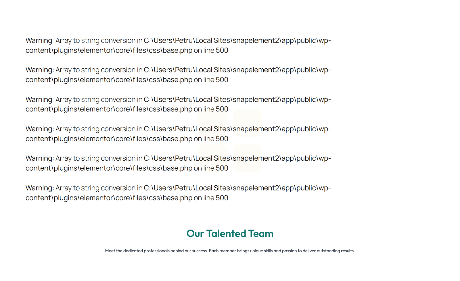 Team with 3-column Team Cards with Social 3 - Elementor component