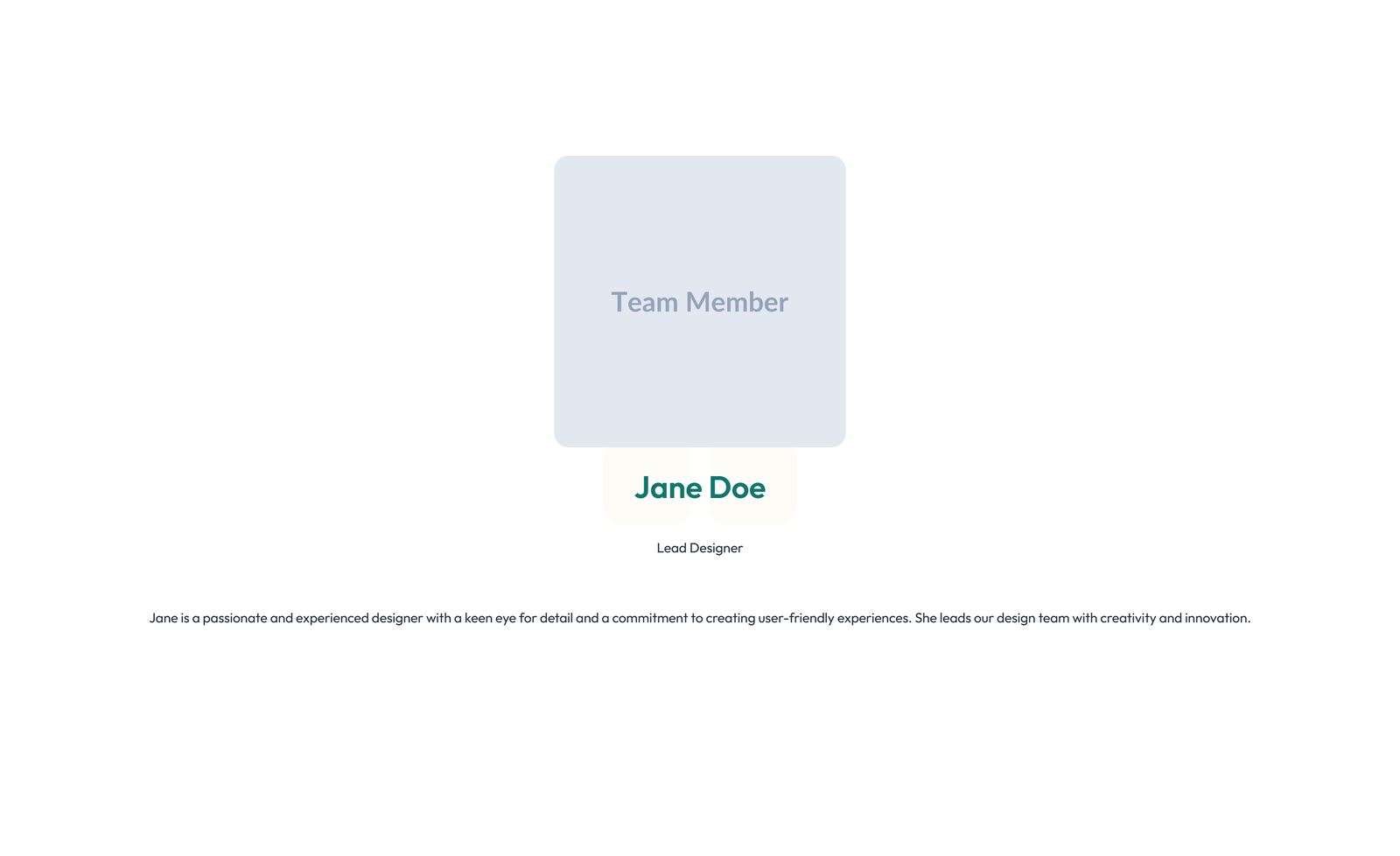 Team with 3-column Team Cards with Social 98 - Elementor component
