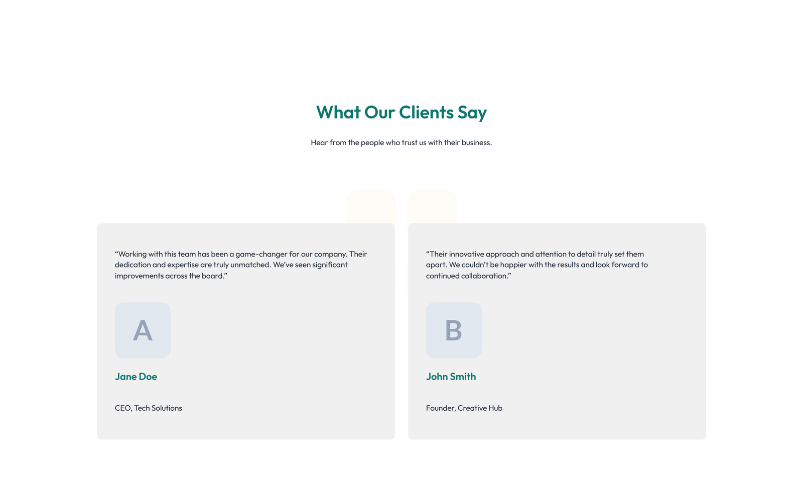 Testimonial with Single Centered Blockquote 24 - Elementor component