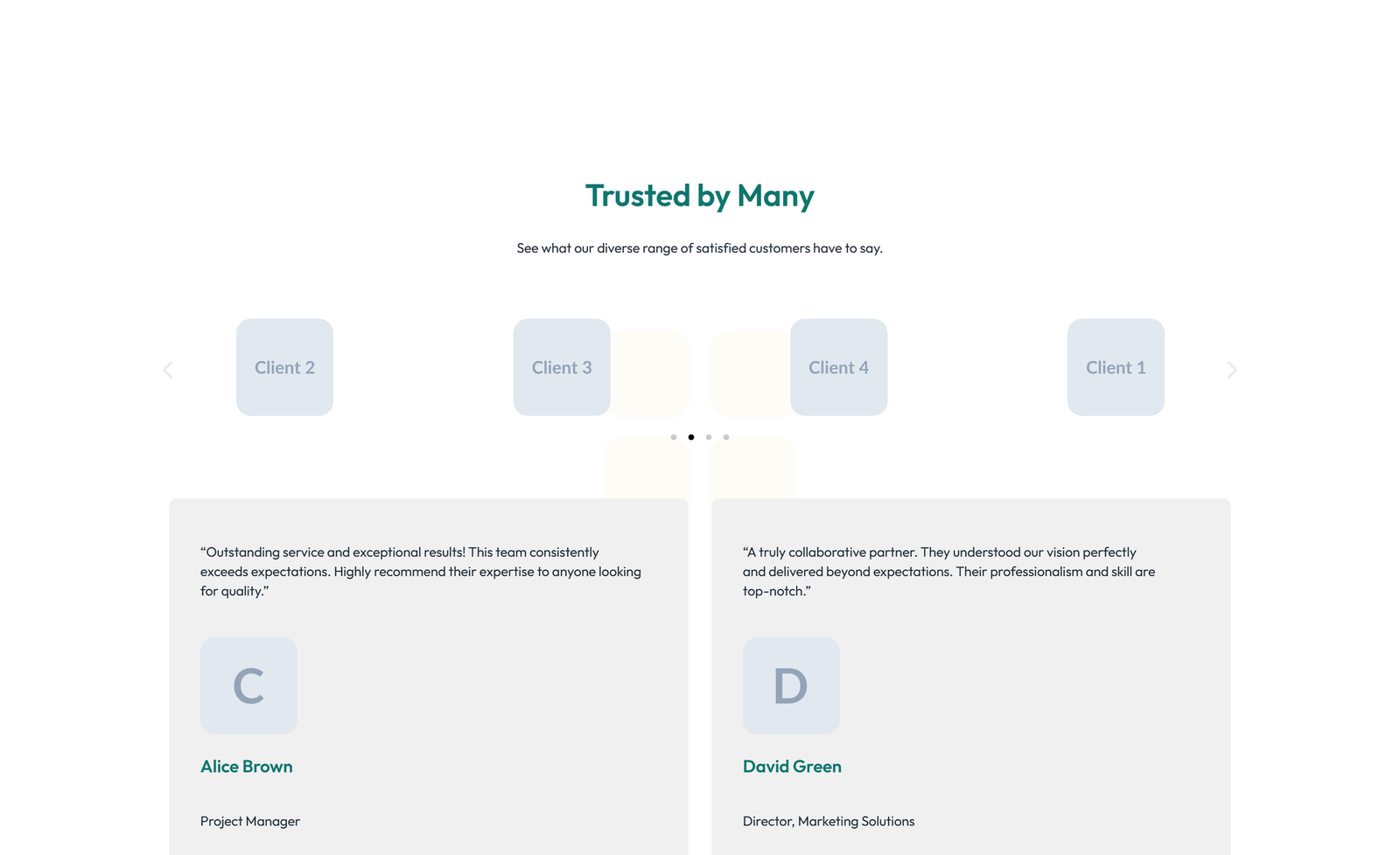 Testimonial with Reviews Widget with Heading 24 - Elementor component