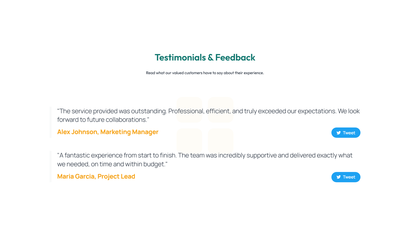 Testimonial with Carousel with Heading 41 - Elementor component