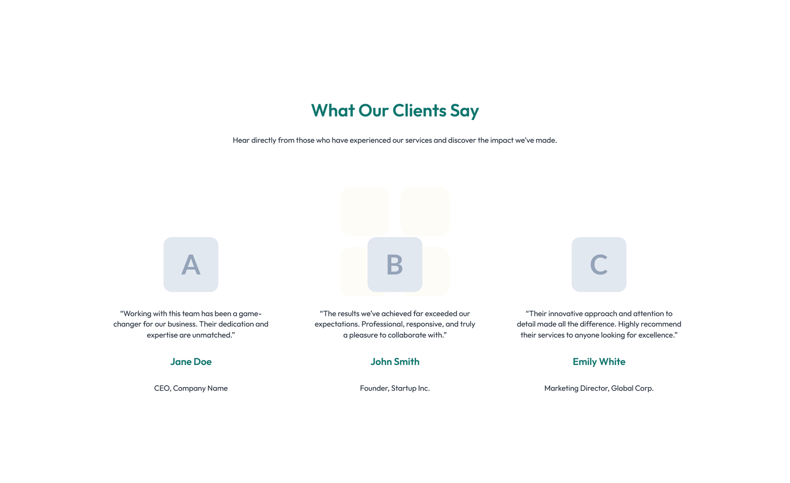 Testimonial with Reviews Widget with Heading 41 - Elementor component