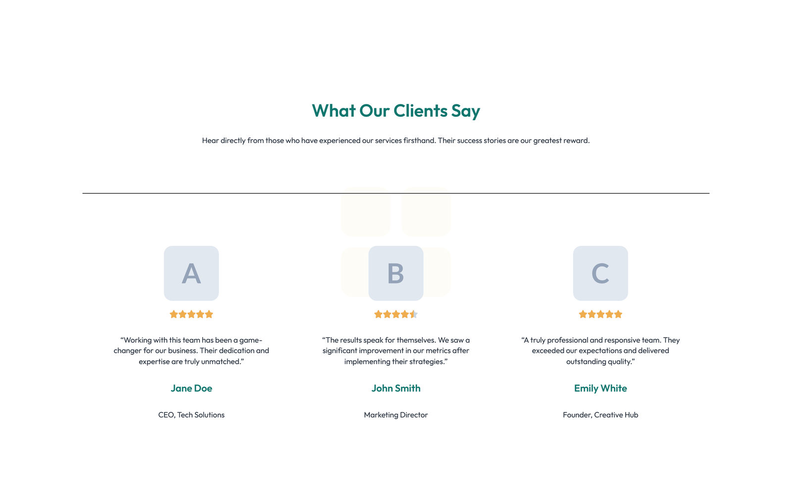 Testimonial with Carousel with Heading 42 - Elementor component