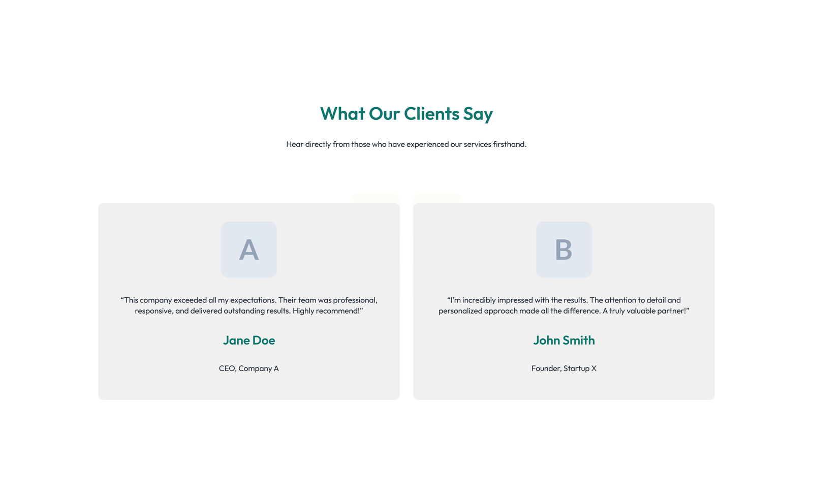 Testimonial with Reviews Widget with Heading 50 - Elementor component