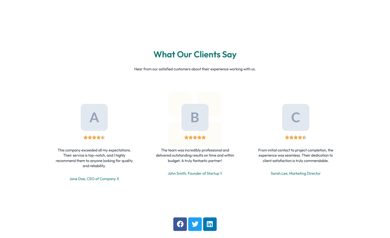 Testimonial with Reviews Widget with Heading 53 - Elementor component
