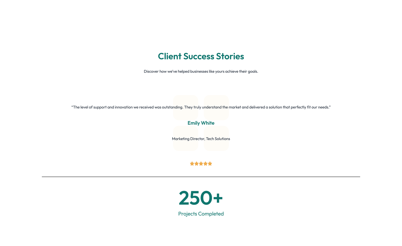Screenshot of Testimonial with Carousel with Heading 57 - Elementor Testimonial Sections component