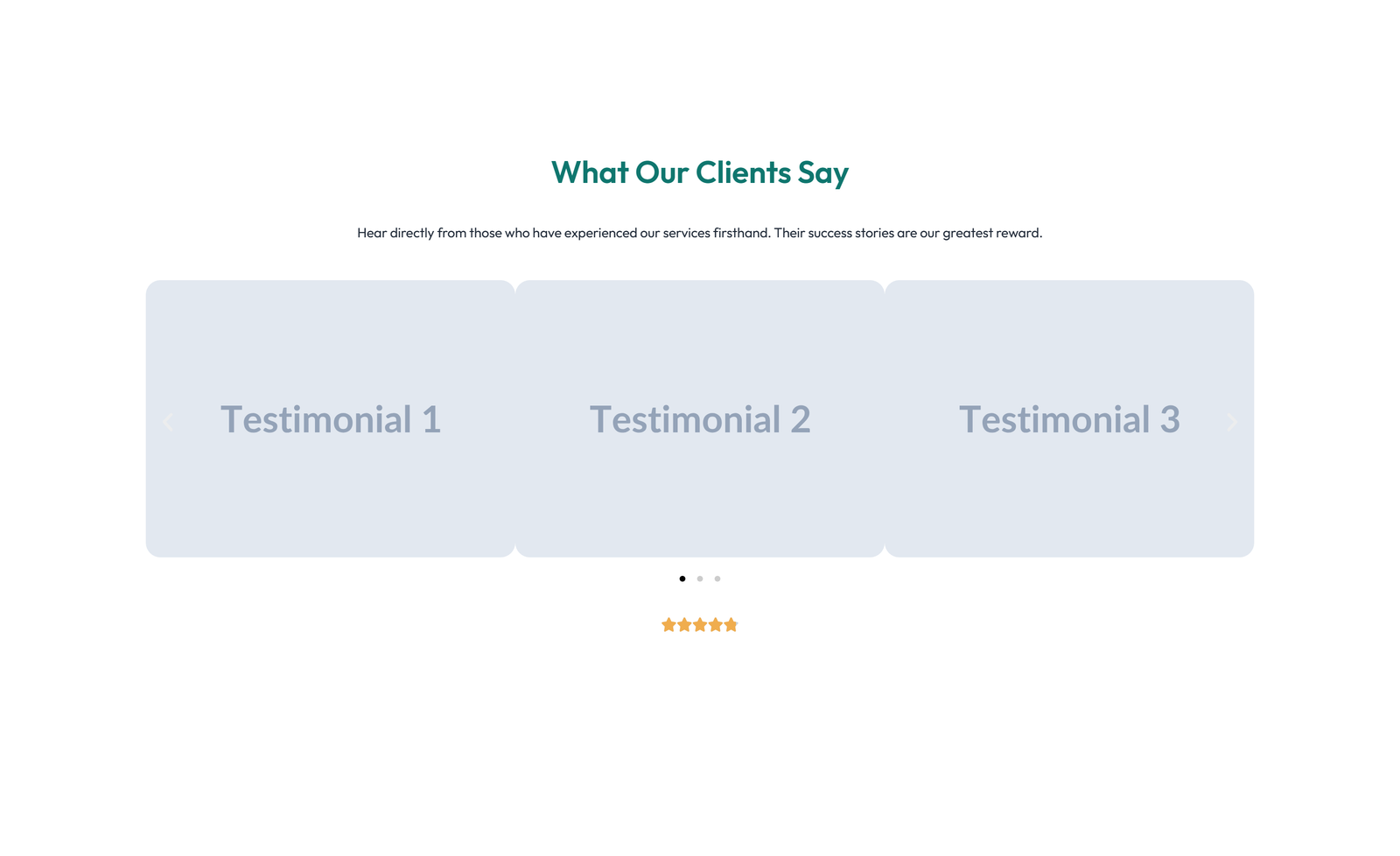 Testimonial with Carousel with Heading 64 - Elementor component