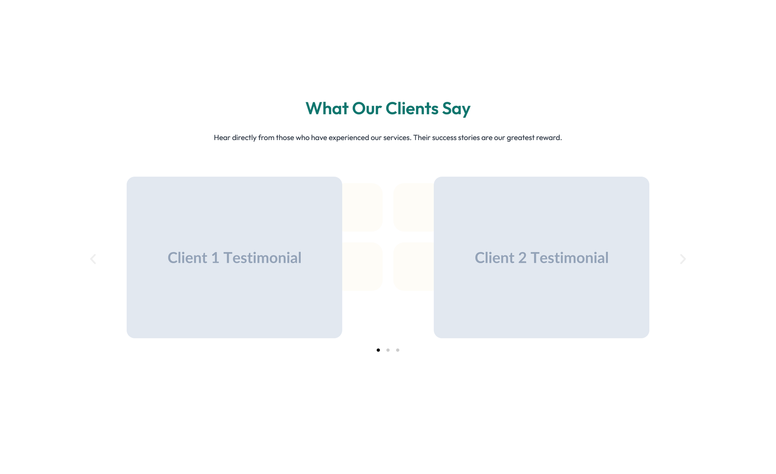Testimonial with Single Centered Blockquote 65 - Elementor component