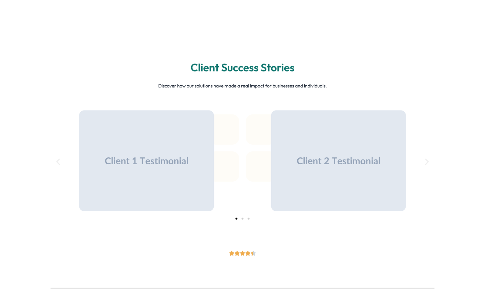 Testimonial with Carousel with Heading 66 - Elementor component