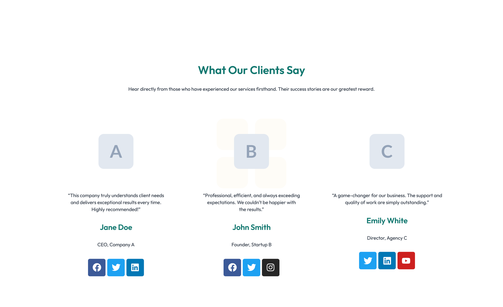 Testimonial with Reviews Widget with Heading 72 - Elementor component