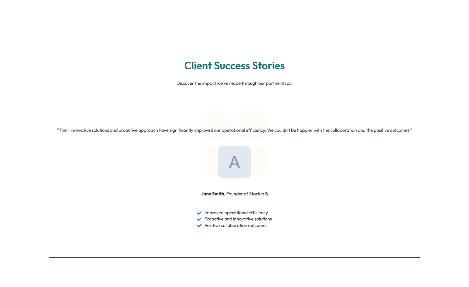 Screenshot of Testimonial with 3-column Rating, Quote Cards 84 - Elementor Testimonial Sections component
