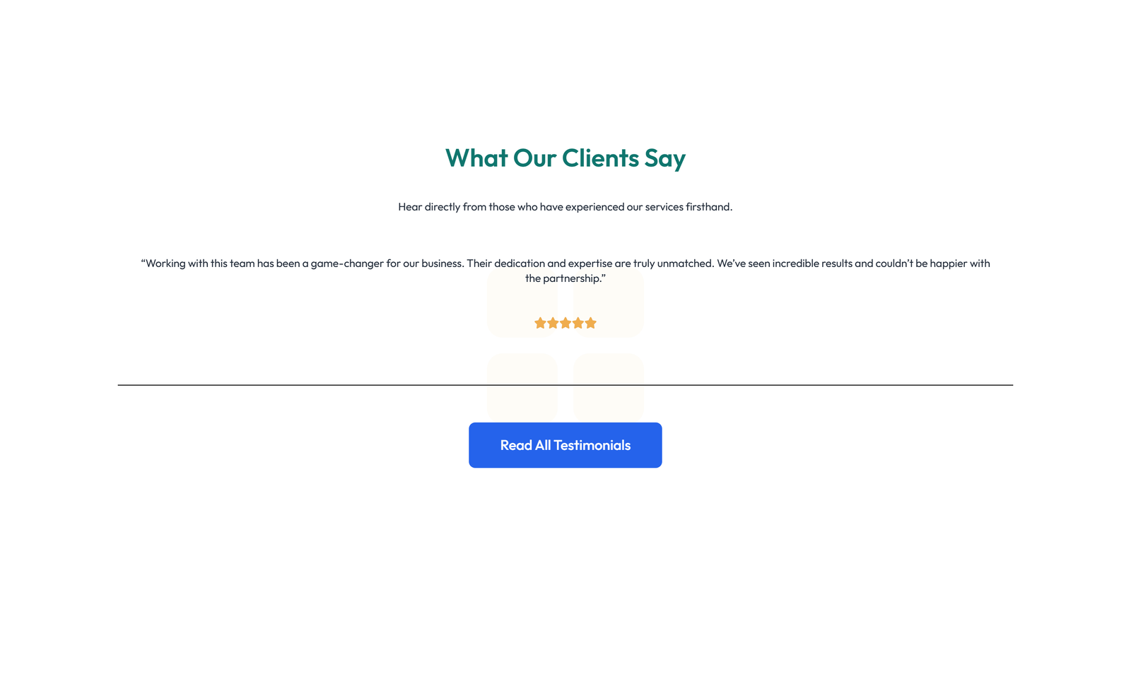 Screenshot of Testimonial with Carousel with Heading 87 - Elementor Testimonial Sections component
