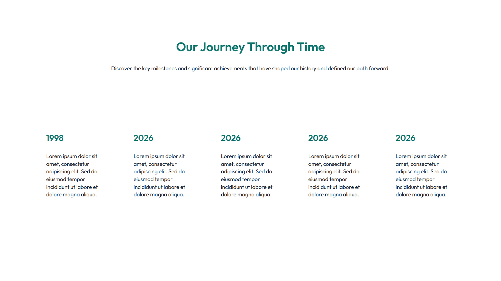 Timeline Layout Style 5 4 - Elementor component