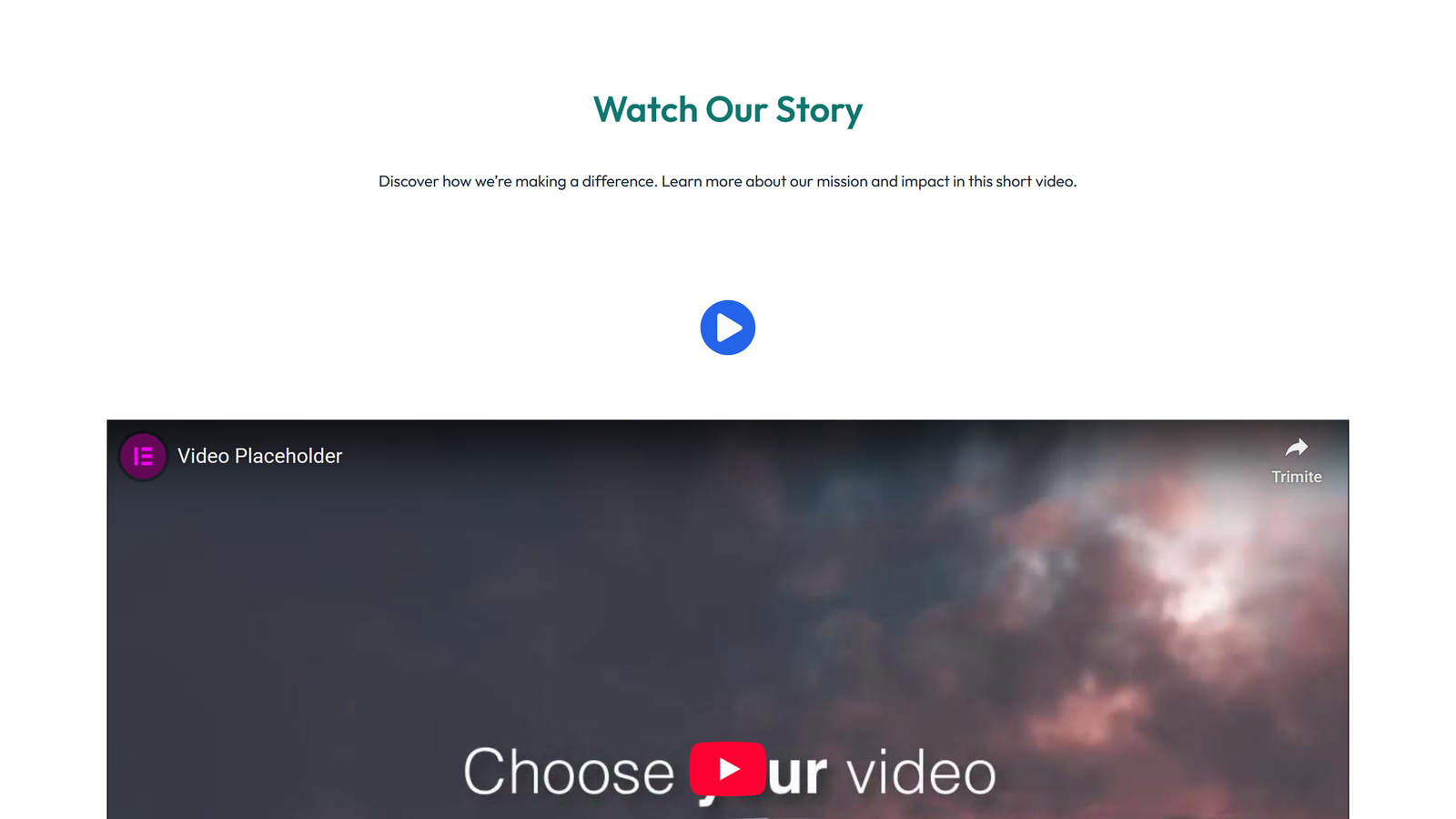 Video Layout Style 5 - Elementor component