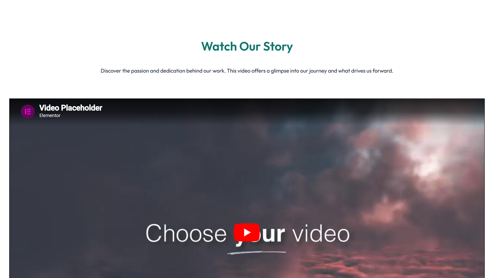 Video Layout Style 2 3 - Elementor component
