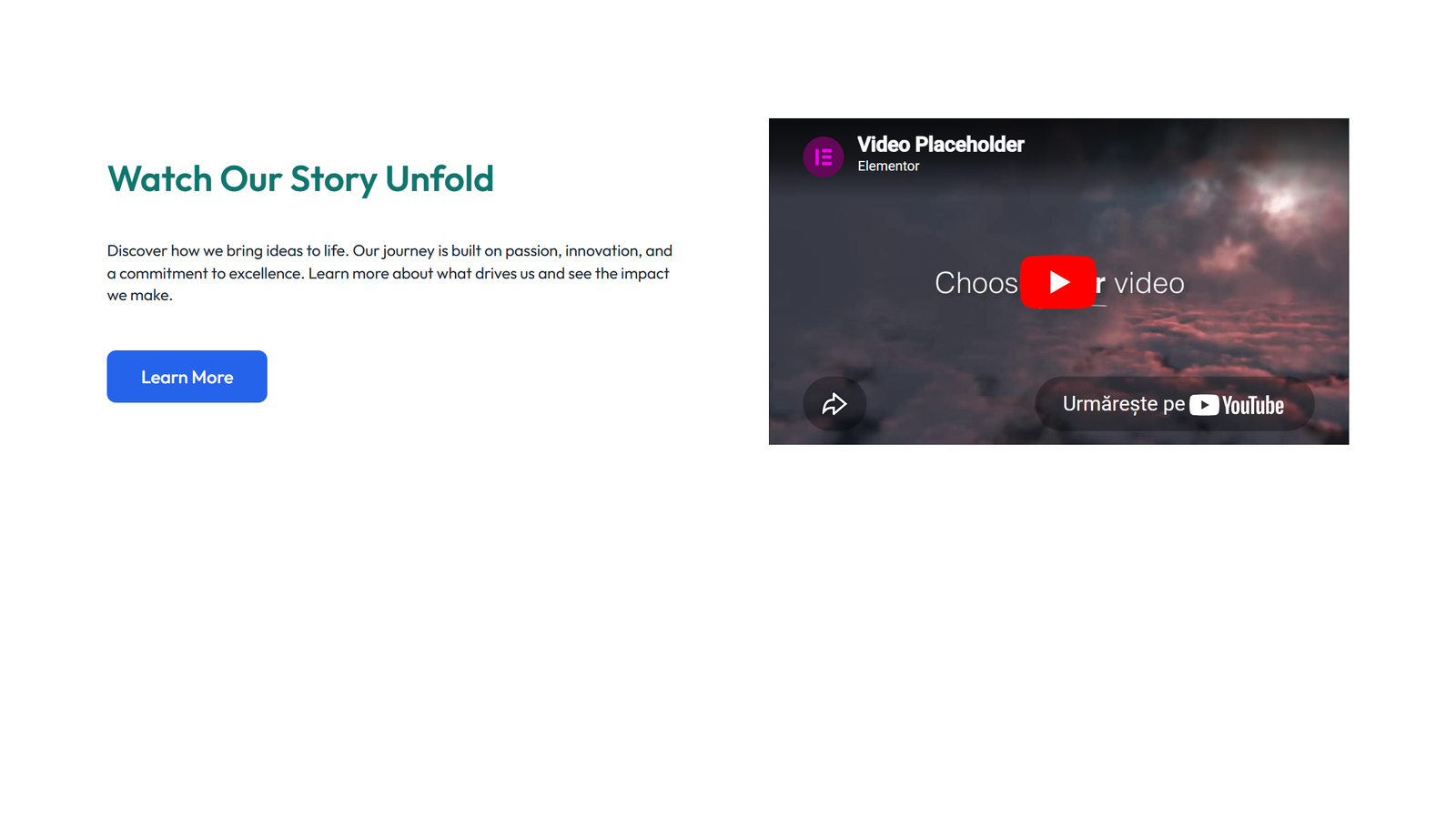 Video Layout Style 5 4 - Elementor component