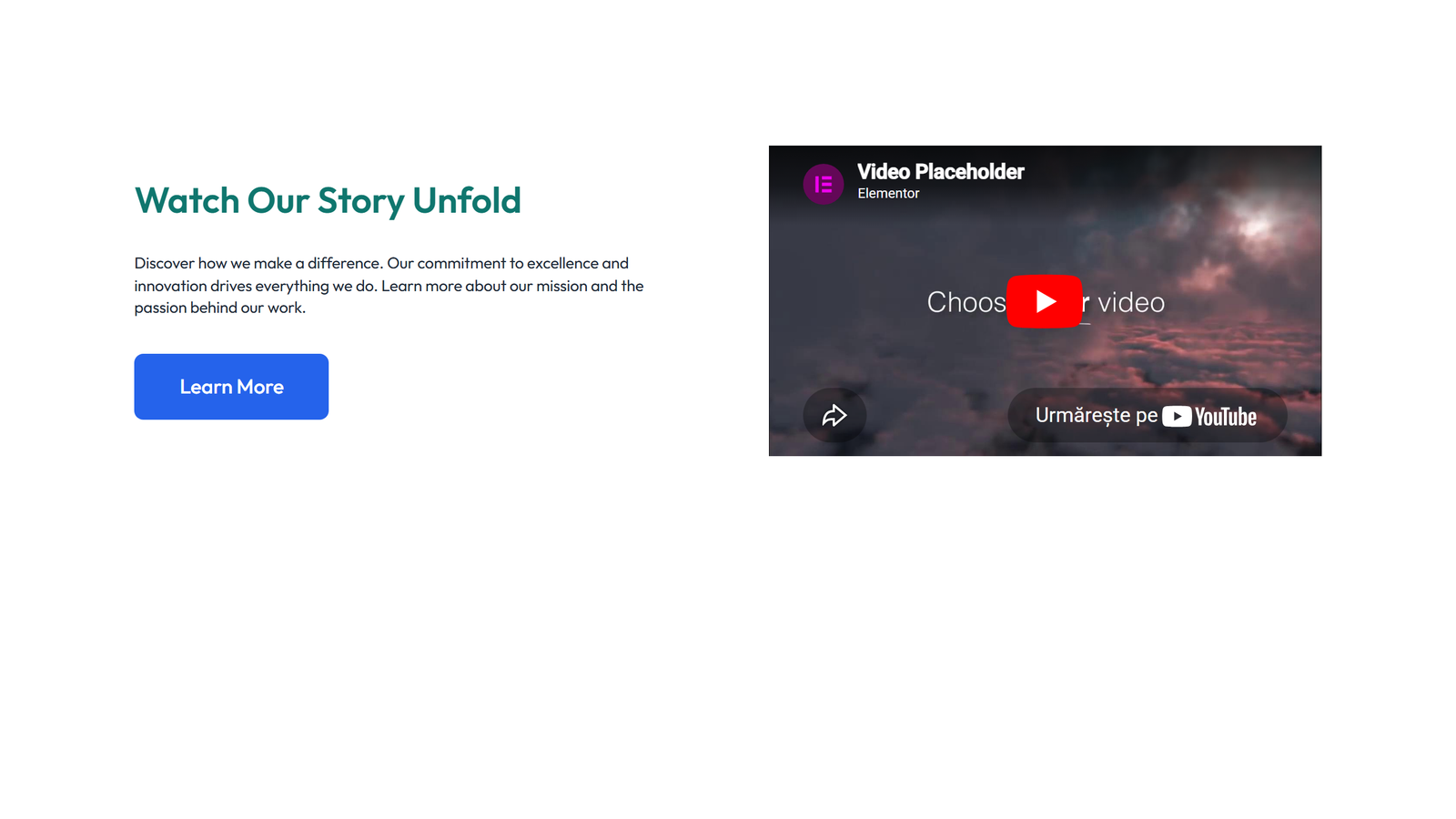 Video Layout Style 2 5 - Elementor component