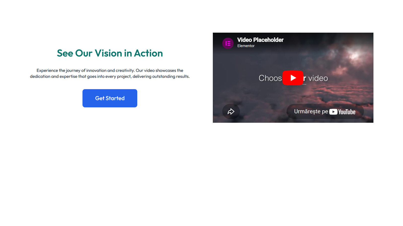 Video Layout Style 6 5 - Elementor component