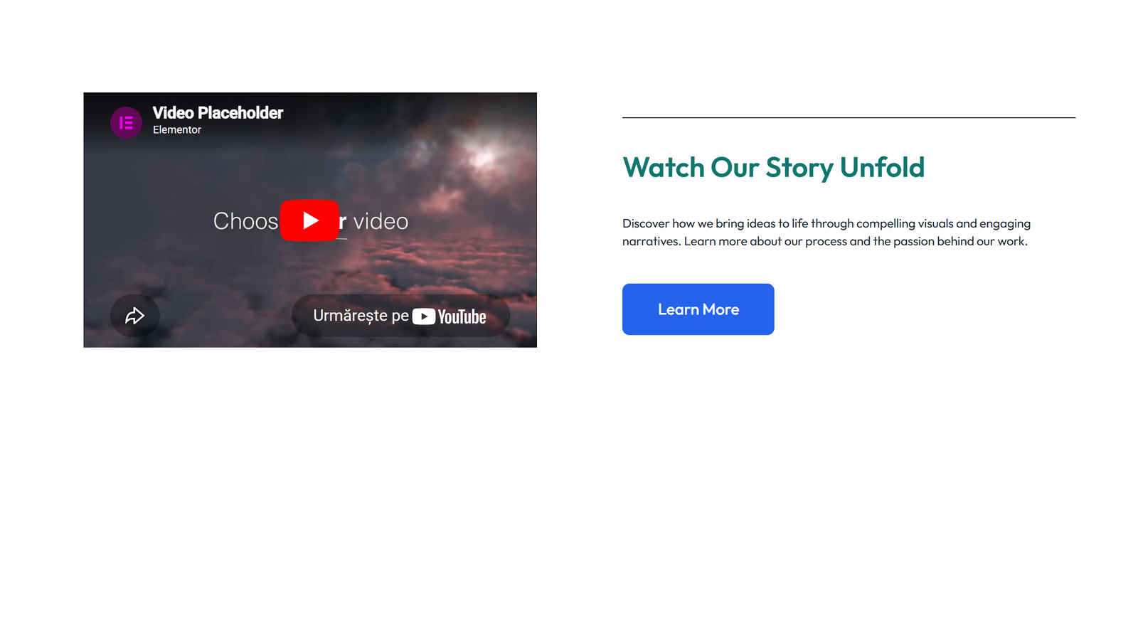 Video Layout Style 5 8 - Elementor component